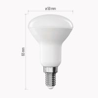 žiarovka LED Classic, 6 W (40 W), pätica E14, tvar R50, A+, neutrálna biela (4)