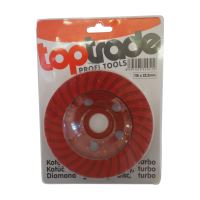 TOPTRADE kotúč diamantový, brúsny, turbo, 125 x 22,2 mm (4)