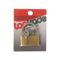 TOPTRADE zámok visiaci, mosadzný, 38 mm (2)
