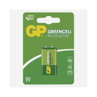 batérie GP Greencell, zinkovo - chloridová, 6F22, plochá, blister 1 ks, 9 V (1)