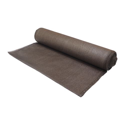 TOPTRADE sieť tieniaca, hnedá, 1,8 x 50 m, 150 g / m2