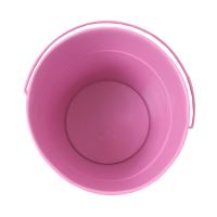 TOPTRADE náradie záhradné, detské - vedro, kovové, ružové, 1,2 l (4)