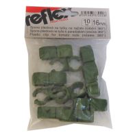 TOPTRADE spona plastová, na tyče záhradné, O 16 mm / 10 ks (1)