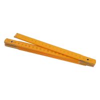 meter skladací, drevený, žltý, 1 m, štandard