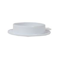 TOPTRADE mriežka vetracia, plastová, biela, guľatá, O 135/110 mm (4)