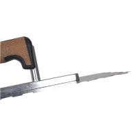 TOPTRADE hladítko nerezové, s EKO rukoväťou, zub 12 mm, 270 x 130 mm, profi (9)