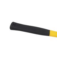 TOPTRADE kladivo gumené, čierne/biela, sa sklolaminátovou násadou, O 55 mm / 450 g, profi (7)