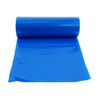 TOPTRADE vrecia na triedený odpad, recyklačné, modré, balenie 8 ks, 40 µm, 120 l