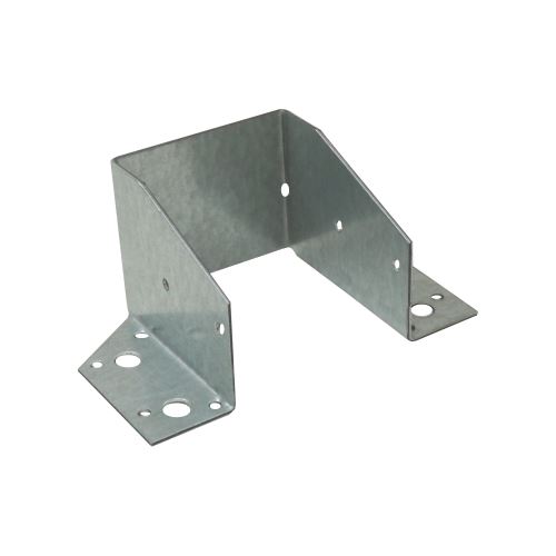 TOPTRADE vešiak trámový, vonkajší úchyt 120 mm, pozinkovaný