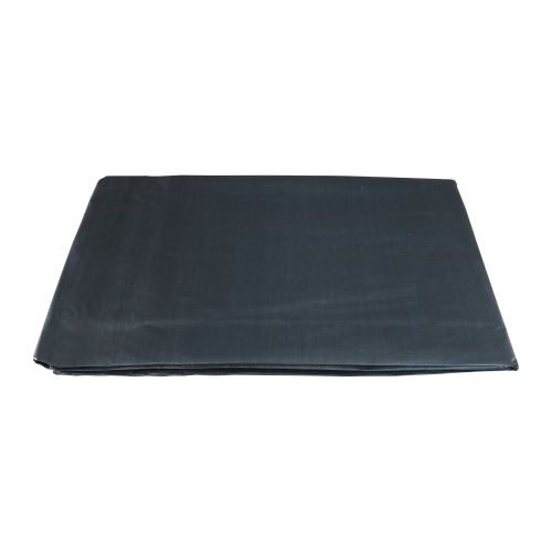 TOPTRADE plachta krycia, antracit, s kovovými okami, 4 x 6 m, 100 g / m2