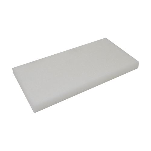 TOPTRADE povrch náhradný, molitan jemný, rezaný, 250 x 130 x 30 mm