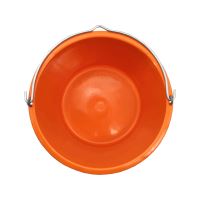 TOPTRADE vedro plastové, extra pevné, oranžové, 20 l, s certifikáciou TÜV/GS (1)