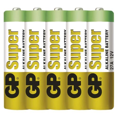 batérie GP alkalická, špeciálna, GP 27A, blister 5 ks, kapacita 20 mAh, 12V