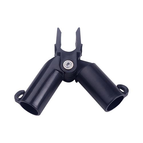 TOPTRADE spona plastová, na tyče záhradné, nastaviteľná, O 11 mm / 4 ks