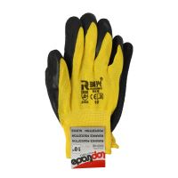 TOPTRADE rukavice Polycotton, s latexovou dlaňou a úpletom, veľkosť 10 (2)