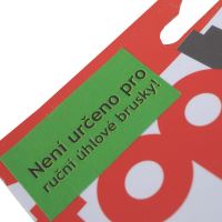 TOPTRADE  kotúč pílový, na drevo, s SK plátkami, 24 zubov. 115 x 1,8 x 22,2/20/16 mm (8)