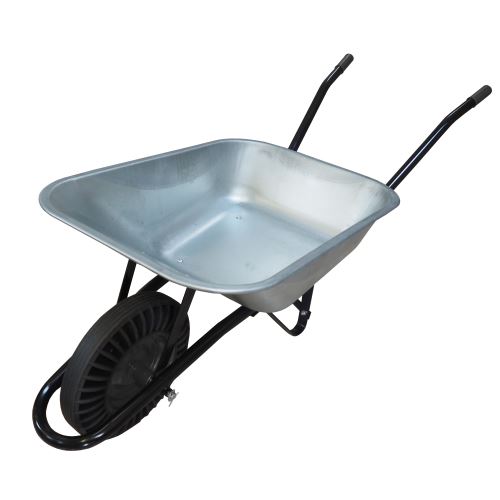 TOPTRADE fúrik, ťahaná korba pozink, koleso bantam, 80 l