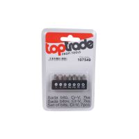 TOPTRADE sada bitov, Cr-V, 7 ks (9)