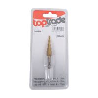 TOPTRADE dielenský vrták na bežné vŕtanie do kovu. 5 stupňov = 4, 6, 8, 10, 12 mm (1)