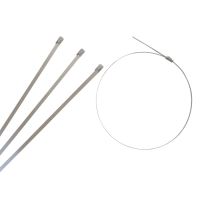 TOPTRADE pások sťahovací, nerezový, 50ks, 4,6 x 350 mm