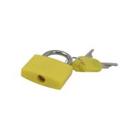 TOPTRADE zámok visiaci, žlutý, 30 mm (3)