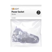 zásuvka do vlhka, priama, IP44, čierna (1)
