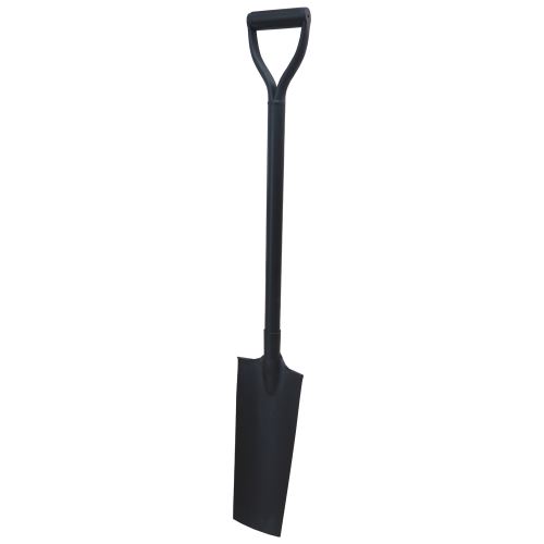 TOPTRADE rýl výkopový - štychar, 52cm, hranatý, s kovovou násadou