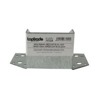 TOPTRADE vešiak trámový, vonkajší úchyt 80 mm, pozinkovaný (1)