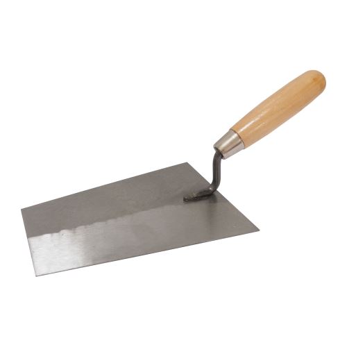 TOPTRADE lyžica murárska, brúsená 160 x 130 mm, standard