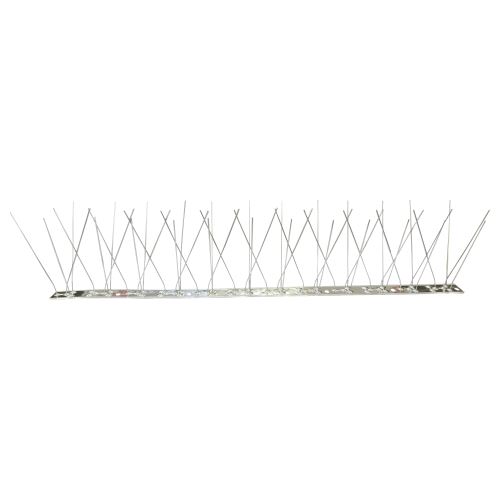 TOPTRADE zábrana proti vtákom, nerez, 48 hrotov, 50 cm