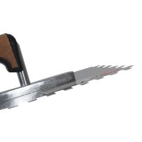 TOPTRADE hladítko nerezové, s EKO rukoväťou, zub 10 mm, 270 x 130 mm, profi (11)