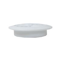 TOPTRADE mriežka vetracia, plastová, biela, guľatá, O 135/110 mm (1)