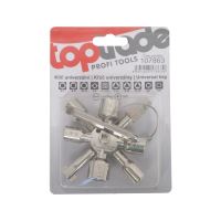 TOPTRADE kľúč univerzálny, Unikey, na rozvodné skrine