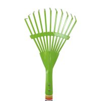 TOPTRADE náradie záhradné, detské, kovové - hrable 11 lamiel, dlhá násada, 74 cm (5)