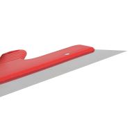 TOPTRADE stierka nerezová, úzka, plastová rukoväť, 250 mm (3)