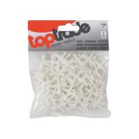 TOPTRADE krížiky plastové, špárovacie, 3 mm / 150 ks