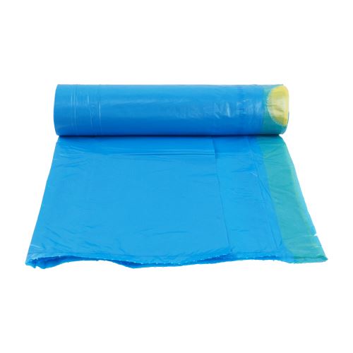 TOPTRADE vrecia na odpad, balenie 10 ks, 25 µm, zaťahovacie, 60 l