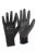 rukavice BRITA BLACK, s PU dlaňou a úpletom, veľkosť 11