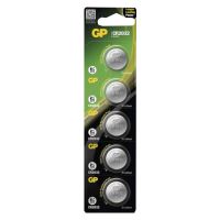 batérie GP lítium, GP CR2032, gombíková, blister 5 ks, kapacita 220 mAh, 3 V (1)