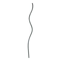 TOPTRADE tyč záhradné, drôtená, zelený komaxit, k paradajkám, O 6,5 mm, dĺžka 1800 mm (2)