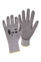 rukavice CITA, protiporezové, sivé, veľkosť 9