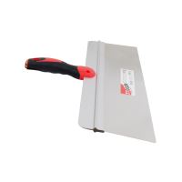 TOPTRADE stierka nerezová, guľaté rohy, duralový rám, 500 mm (3)