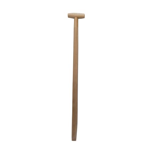 TOPTRADE násada na lopatu a vidly, prehnutá, s koncovkou T, 120 cm