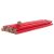 TOPTRADE ceruzka tesárska, červená, v tube, súprava 50 ks, 180 mm