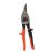 TOPTRADE nožnice na plech, CR-V, levé, 250 mm