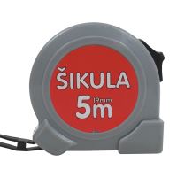 TOPTRADE meter zvinovací,„ŠIKULA“, jednobrzdový, 19 mm x 5 m
