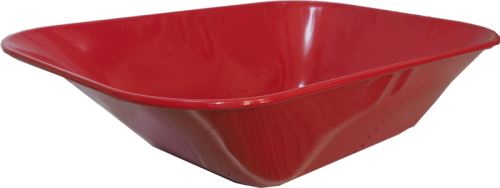 TOPTRADE korba  náhradná, ťahaná, červená, s dierami, 60 l