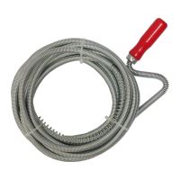 TOPTRADE čistič na odpad, špirála, 0,9 cm x 5 m