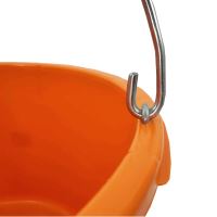 TOPTRADE nádoba plastová, extra pevná, oranžová, 40 l, s certifikáciou TÜV/GS (3)