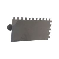 TOPTRADE hladítko nerezové, s EKO rukoväťou, zub 12 mm, 270 x 130 mm, profi (11)